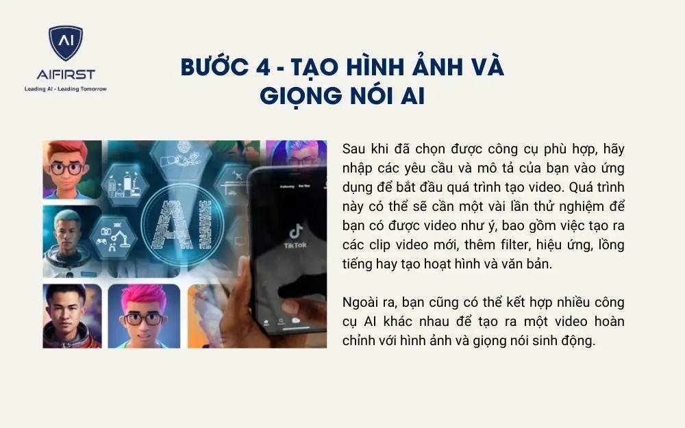 Có thể kết hợp nhiều công cụ AI để tạo nên một video TikTok hoàn chỉnh