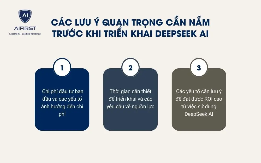 3 lưu ý quan trọng doanh nghiệp cần nắm trước khi triển khai DeepSeek AI