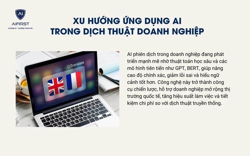 AI phiên dịch đang dần mang đến những bước tiến vượt bật