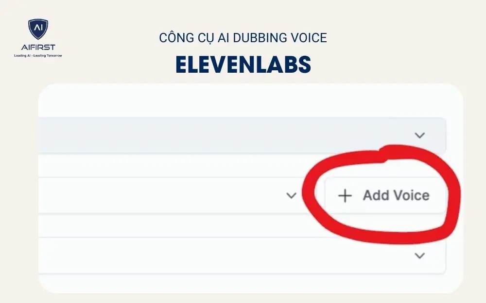 Bạn cũng có thể tự ghi âm giọng của minh bằng Add Voice