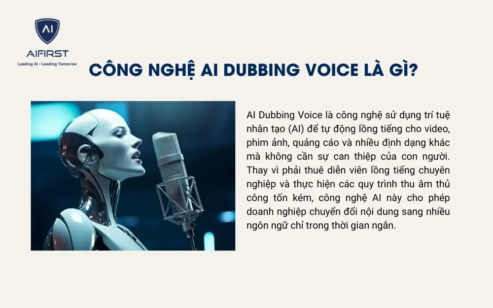 Công nghệ AI Dubbing Voice là gì?