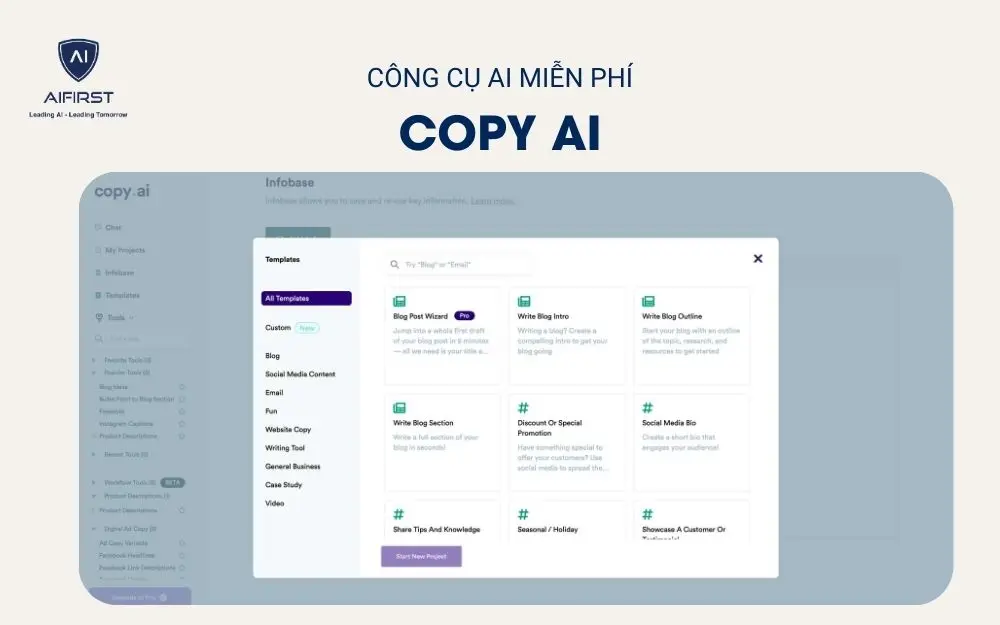 Sáng tạo nội dung nhanh chóng với công nghệ Copy AI