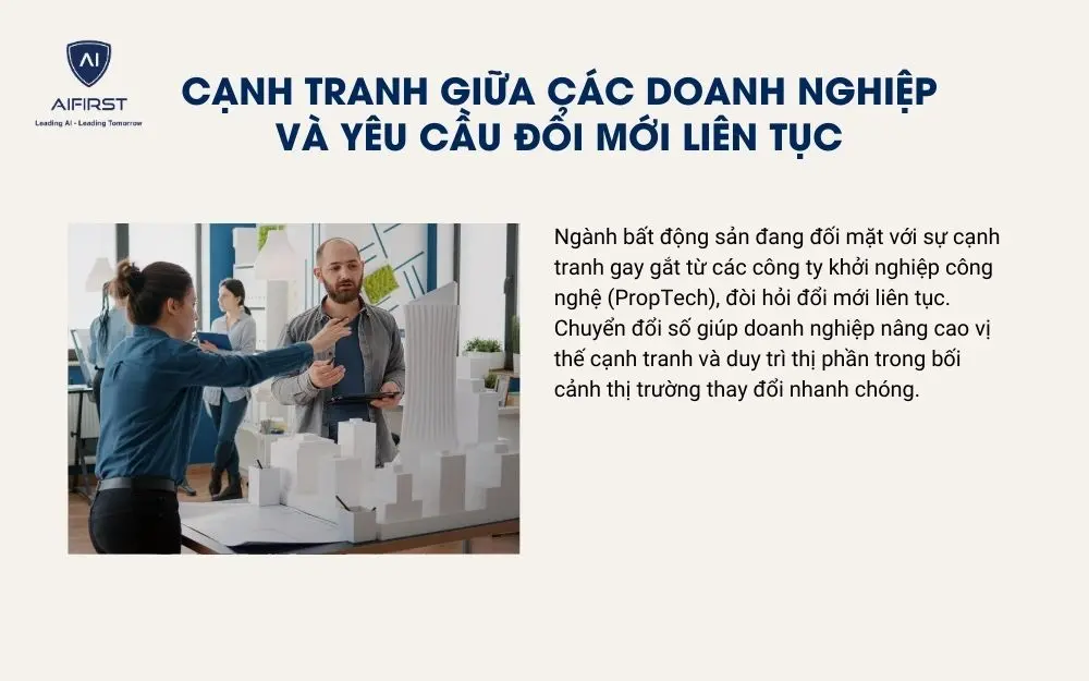 Sự cạnh tranh giữa các doanh nghiệp và yêu cầu đổi mới liên tục