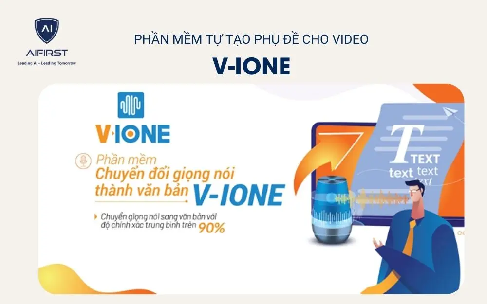 Phần mềm tự tạo phụ đề cho video - V-IONE