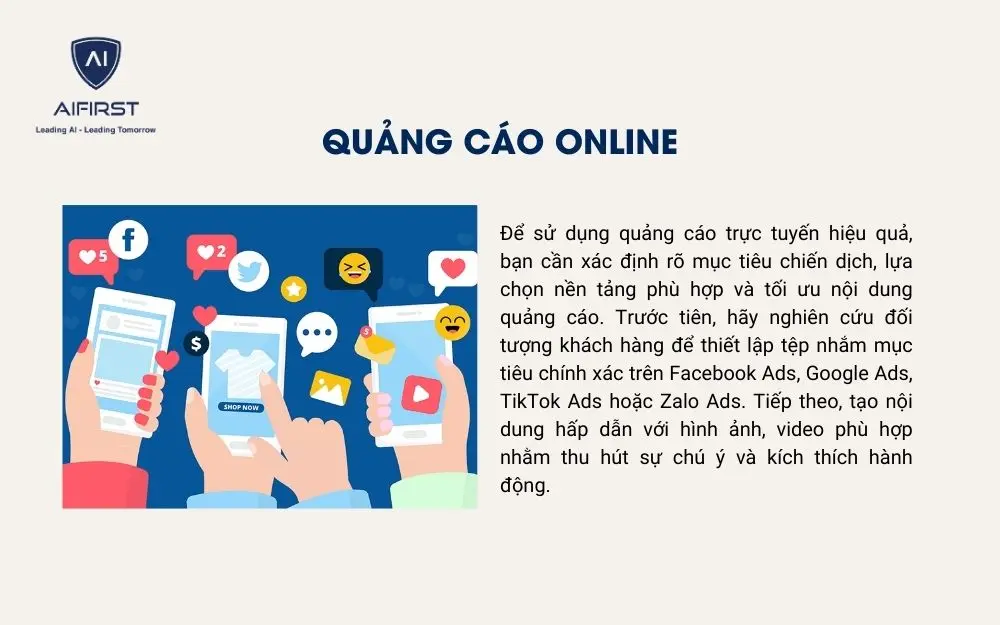 Thiết lập mục tiêu quảng cáo trên các nền tảng Facebook, Google, TikTok
