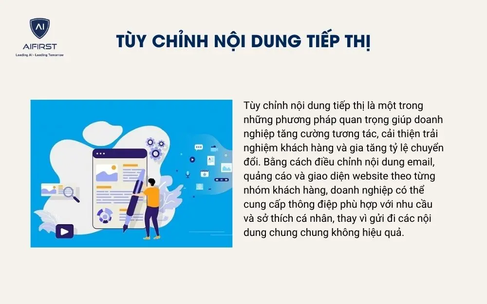 Tùy chỉnh nội dung tiếp thị