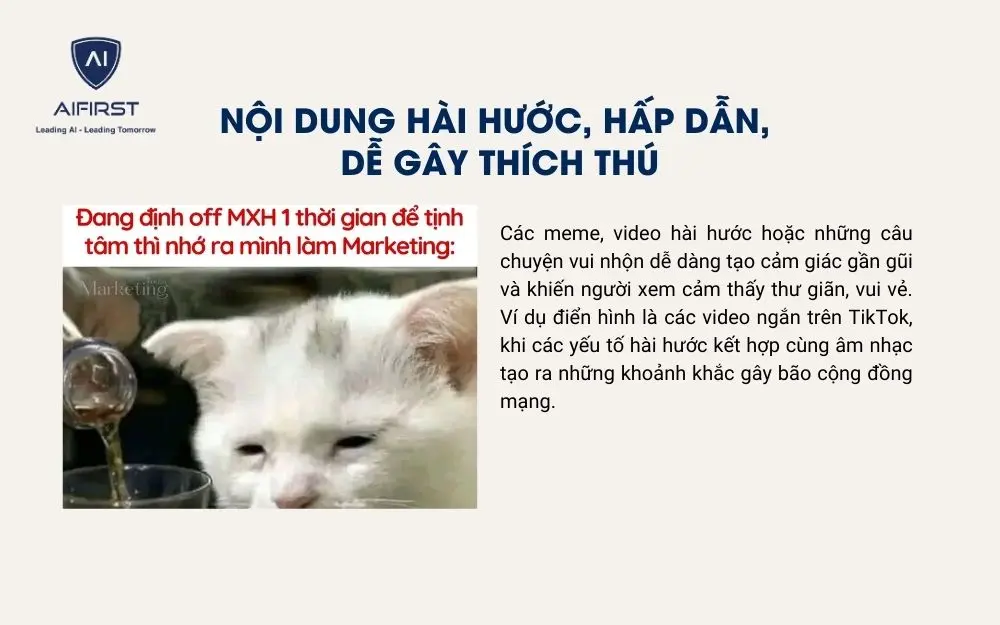Sử dụng các meme, video hài hước