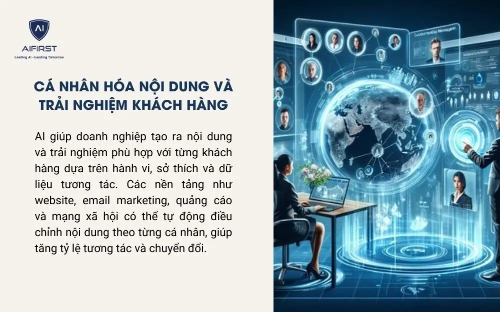 Cá nhân hóa nội dung và trải nghiệm khách hàng