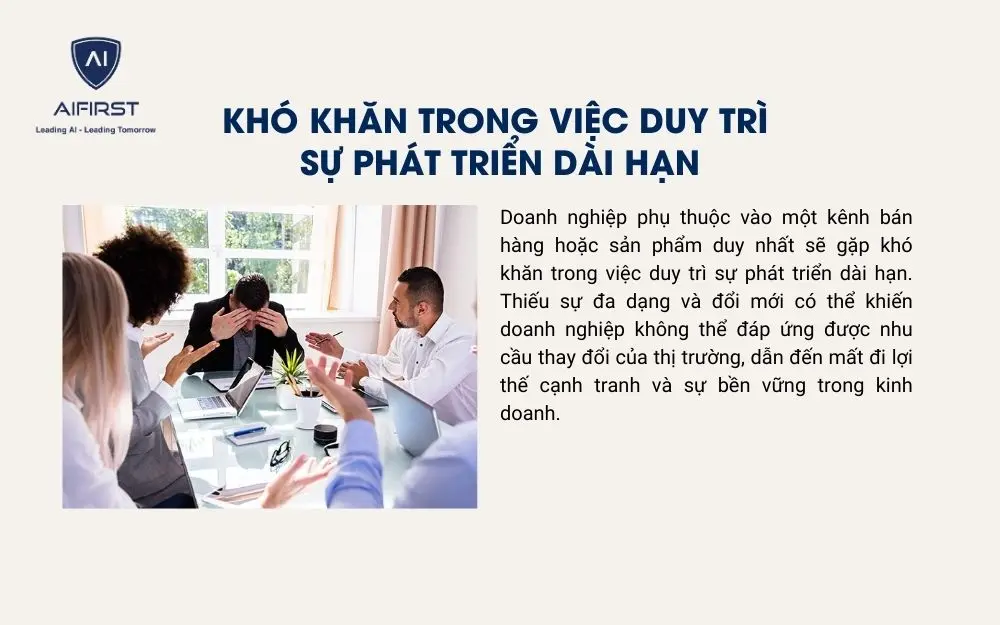 Khó khăn trong việc tăng trưởng bền vững