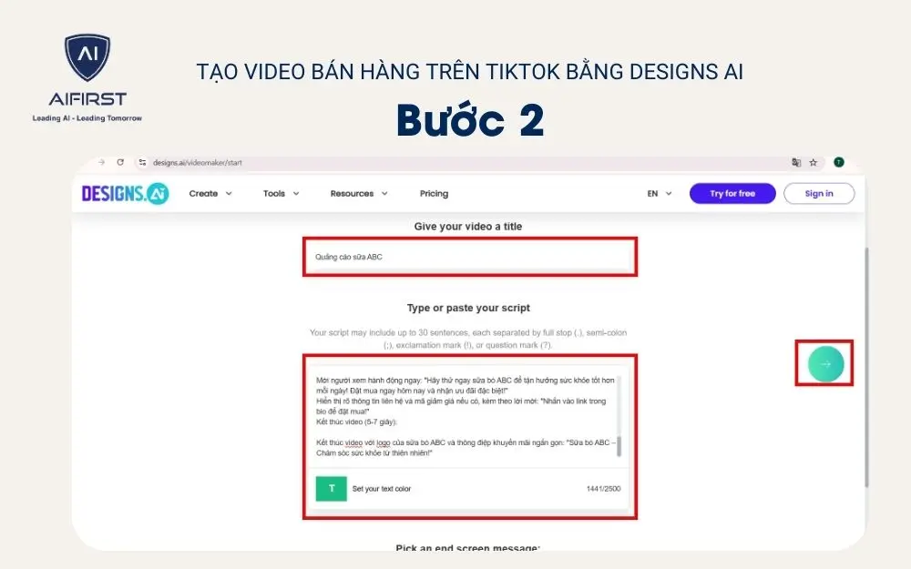 Đặt tiêu đề, mô tả chi tiết cho video