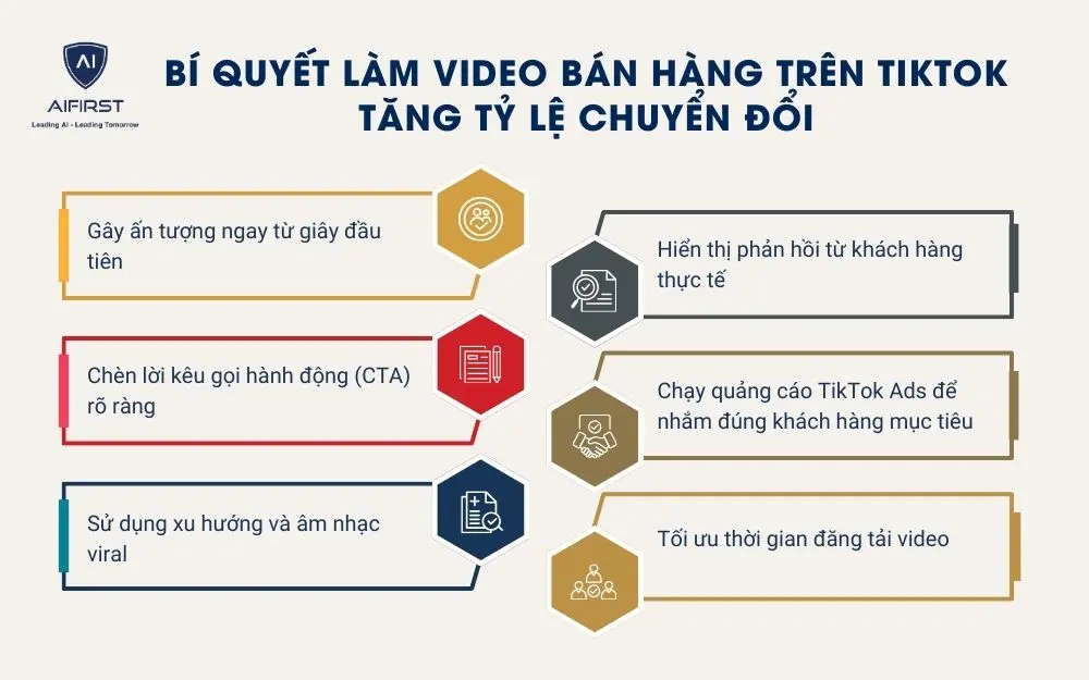 Bí quyết làm video bán hàng trên tiktok tăng tỷ lệ chuyển đổi