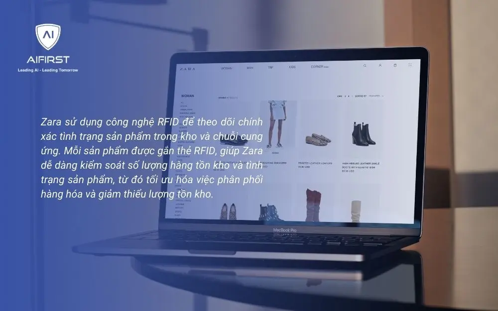 Zara áp dụng RFID để quản lý kho hiệu quả