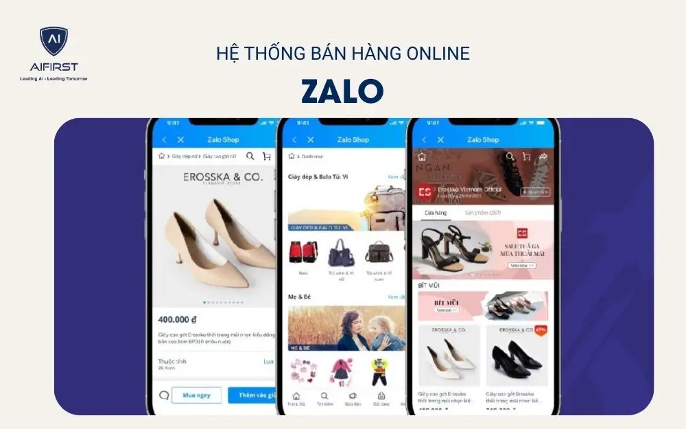 Hệ thống bán hàng Online hiệu quả - Zalo Shop