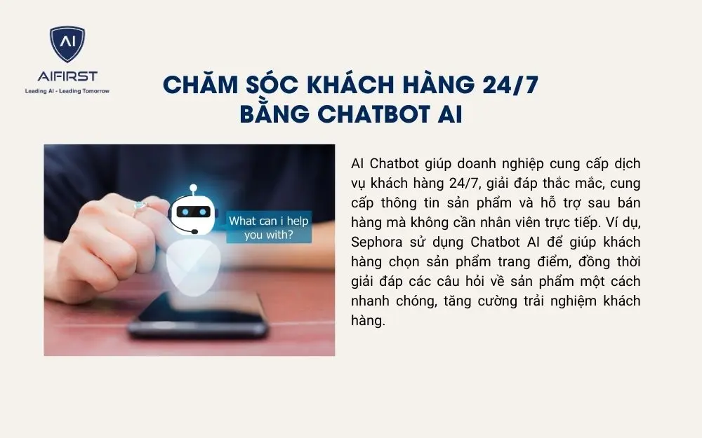 Tự động chăm sóc khách hàng 24/7 bằng Chatbot AI