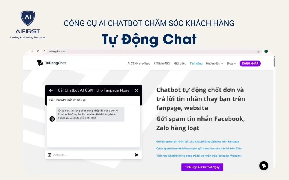 Top 6 công cụ AI chatbot giúp chăm sóc khách hàng 24/7