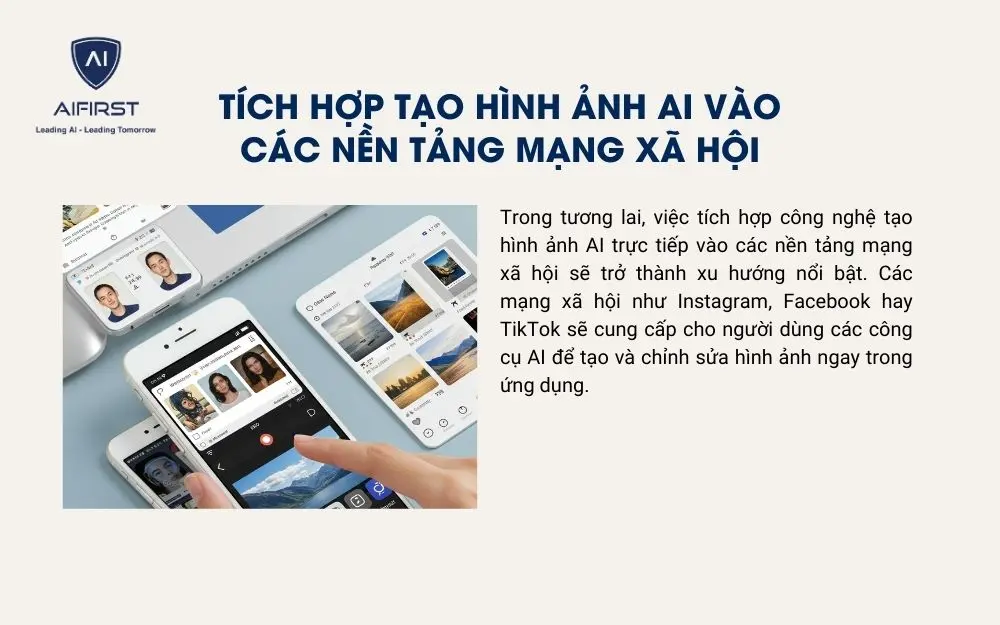 Tích hợp công nghệ tạo hình ảnh bằng AI vào nền tảng mạng xã hội