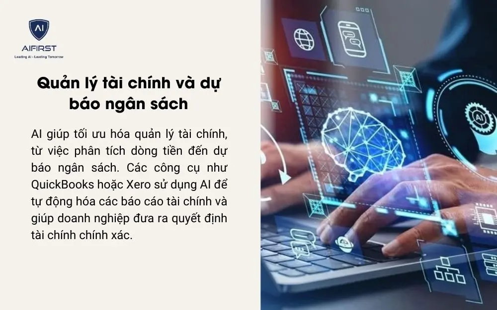 Hỗ trợ nhà lãnh đạo quản lý tài chính và dự báo ngân sách