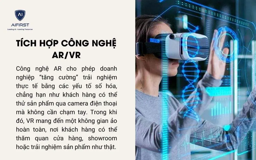 Tích hợp công nghệ AR và VR trong cửa hàng