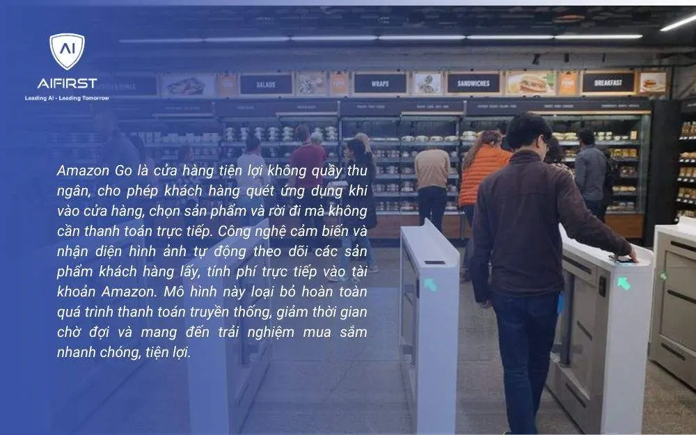 Amazon GO là mô hình cửa hàng tiện lợi thanh toán tự động qua ứng dụng