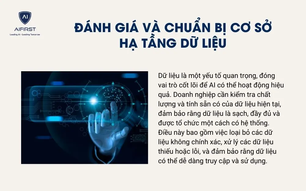 Đánh giá và chuẩn bị cơ sở hạ tầng dữ liệu