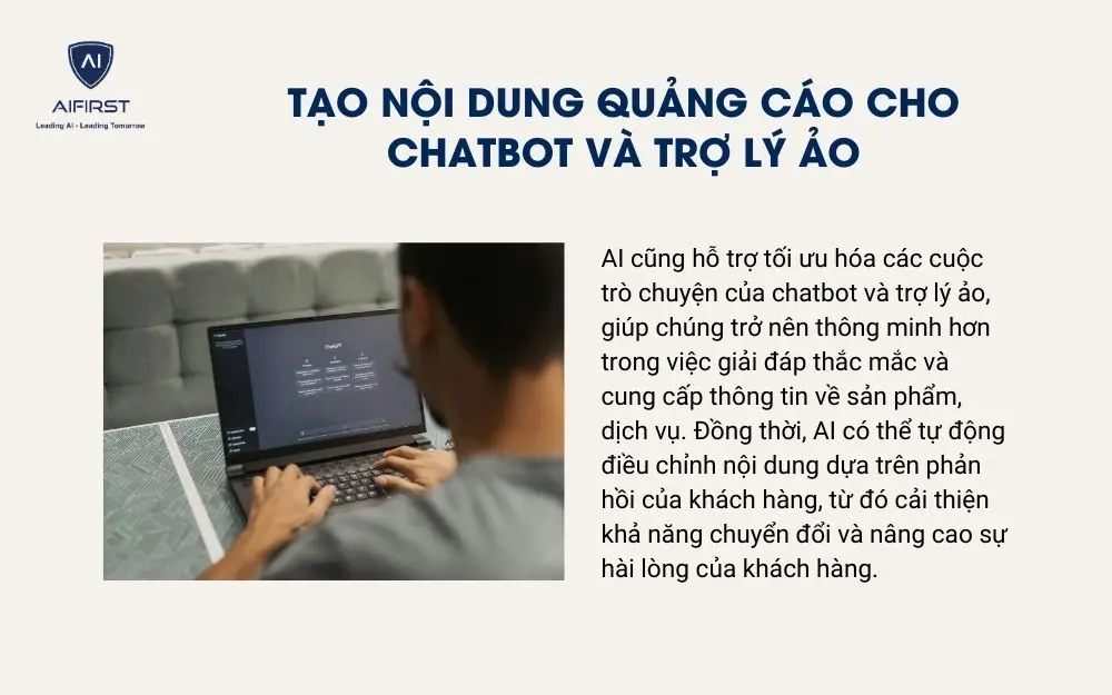 Tạo nội dung quảng cáo cho chatbot và trợ lý ảo