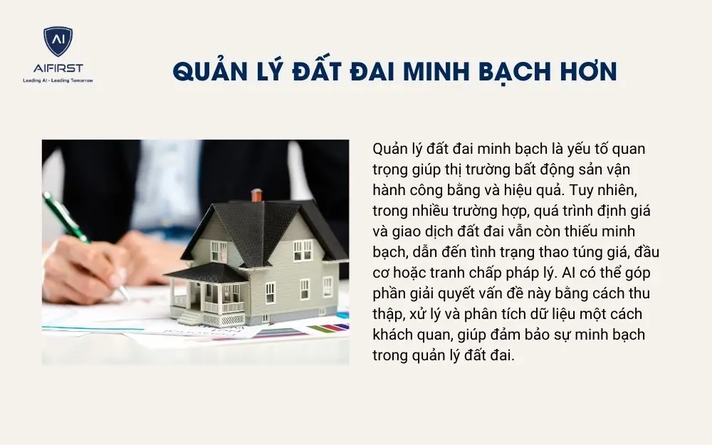 Quản lý đất đai minh bạch hơn