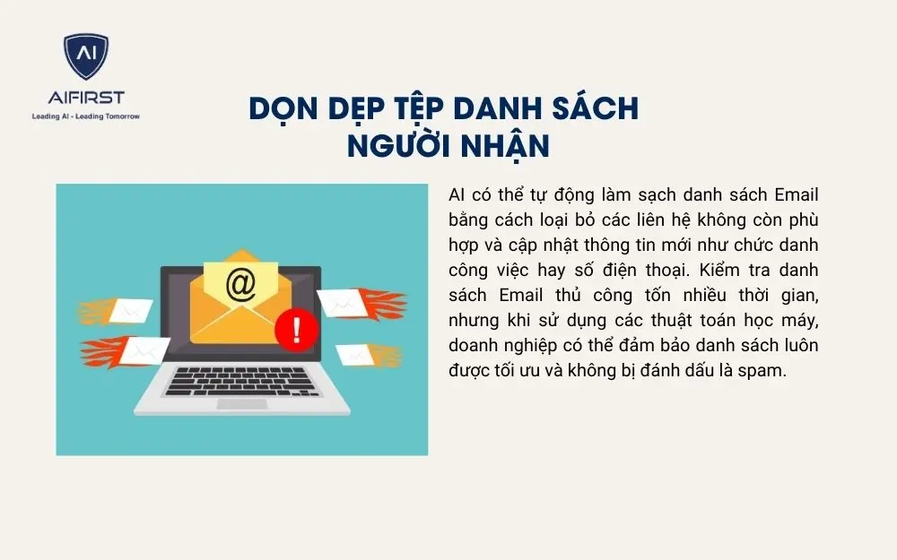 AI hỗ trợ dọn các Email “rác” hoặc không quan trọng trong hòm thư