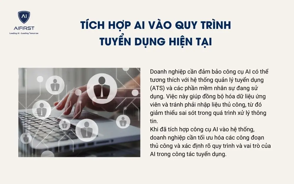 Tích hợp AI vào quy trình tuyển dụng hiện tại