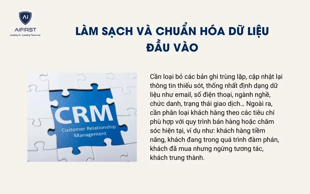 Làm sạch và chuẩn hóa dữ liệu đầu vào