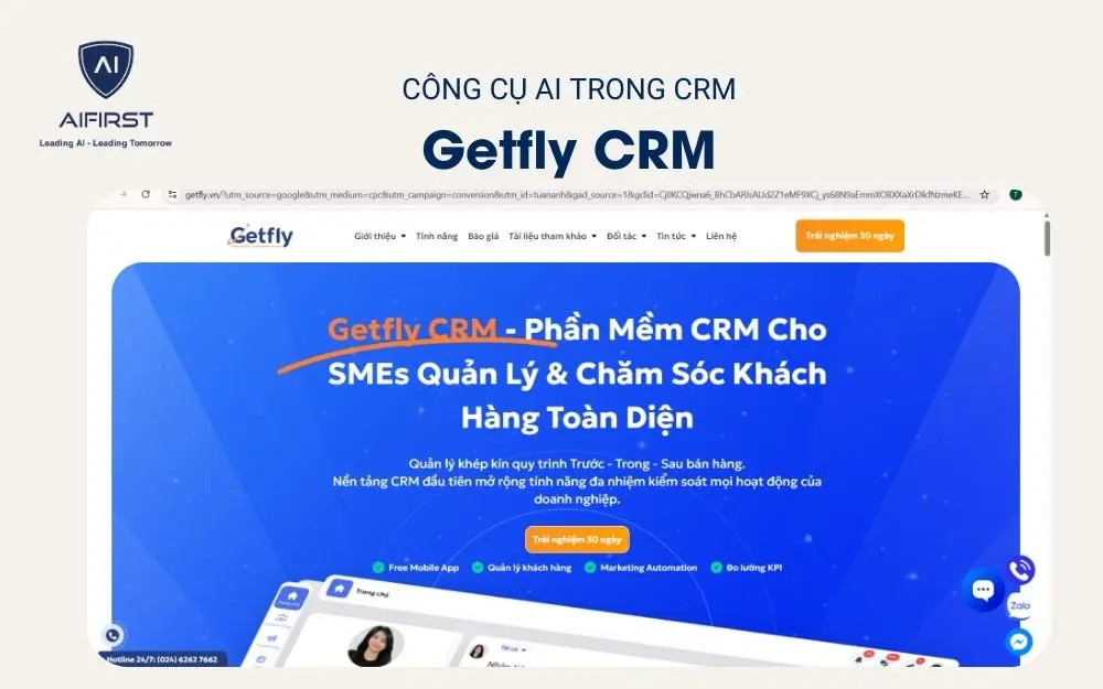 Top 5 công cụ AI CRM hàng đầu