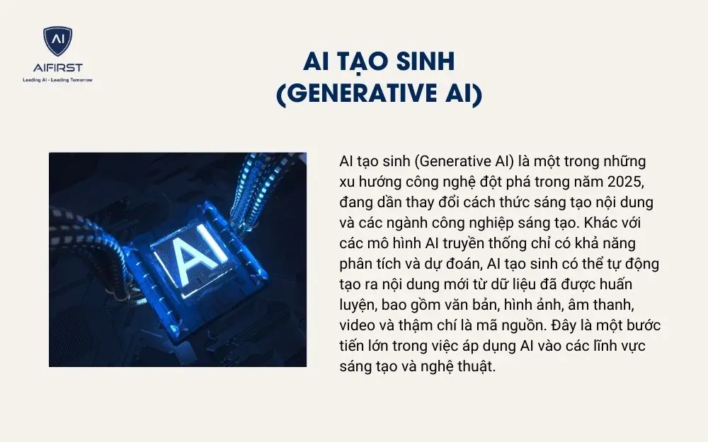 AI tạo sinh (Generative AI)