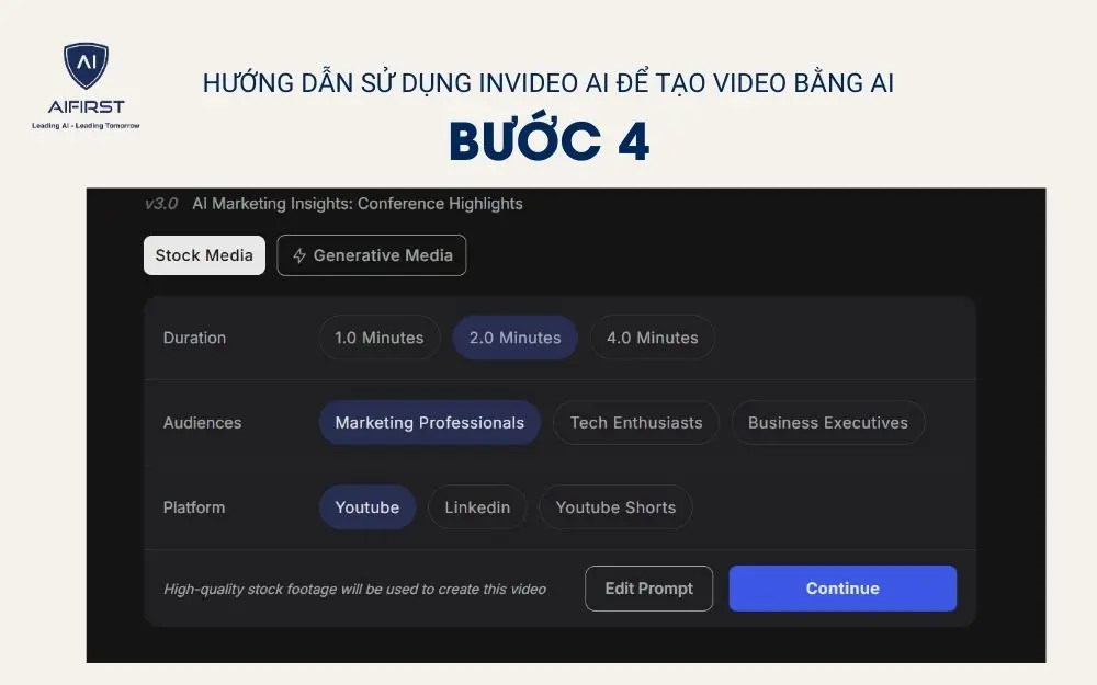 Lựa chọn phong cách và nền tảng muốn đăng tải
