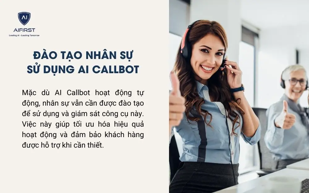 Đào tạo nhân sự sử dụng AI Callbot