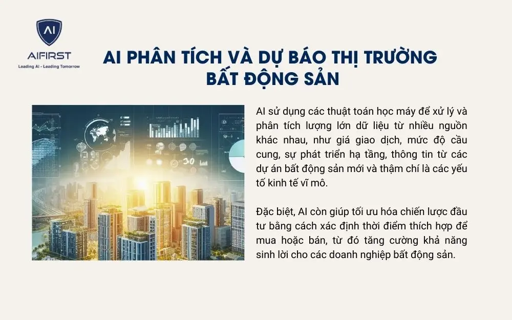 Sử dụng AI để phân tích và dự báo thị trường đang sinh lời cao
