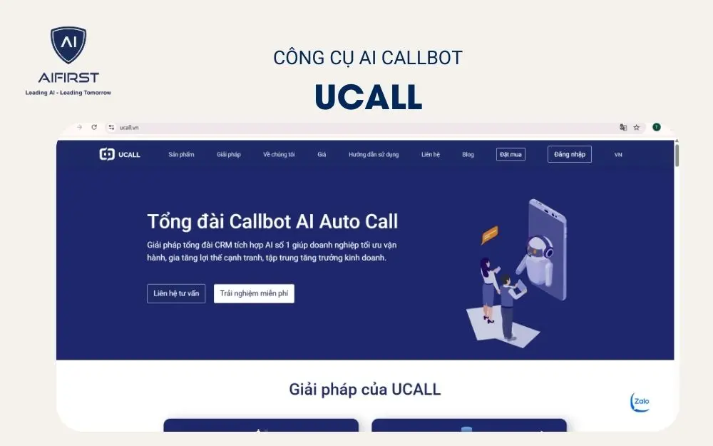Công cụ AI Callbot - UCALL