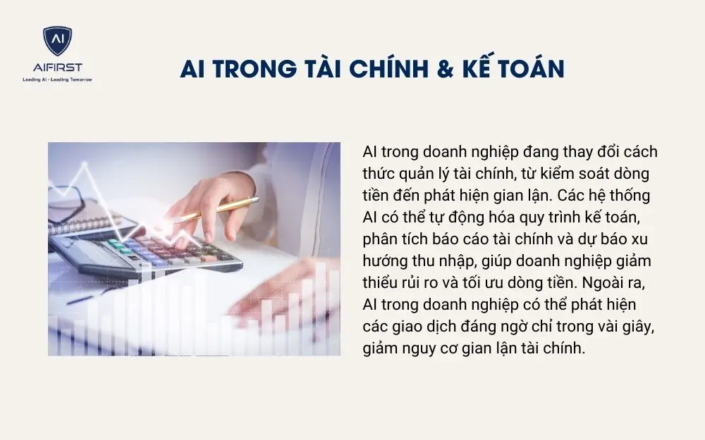 AI trong tài chính & kế toán