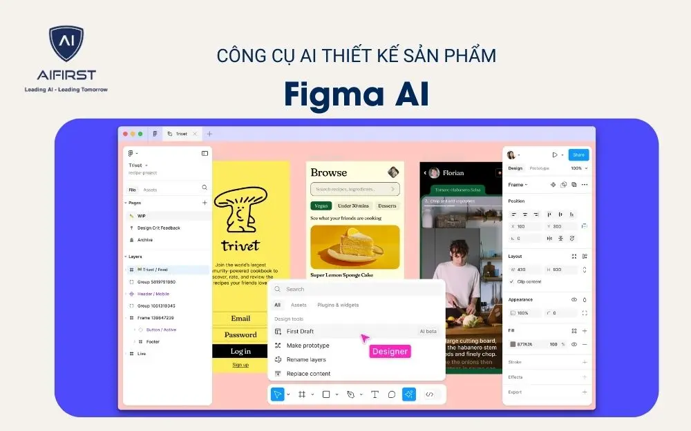 Công cụ AI thiết kế sản phẩm – Figma AI