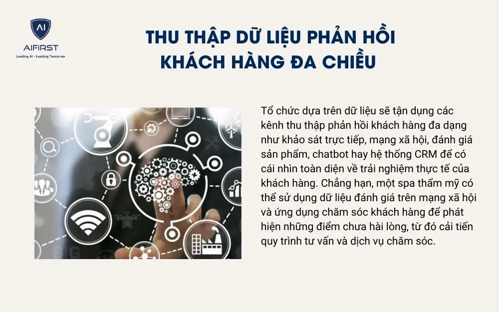Thu thập dữ liệu phản hồi khách hàng đa chiều