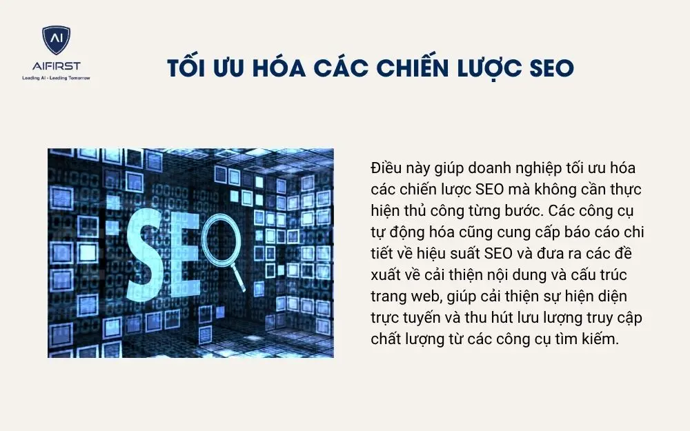 Tối ưu hóa các chiến lược SEO