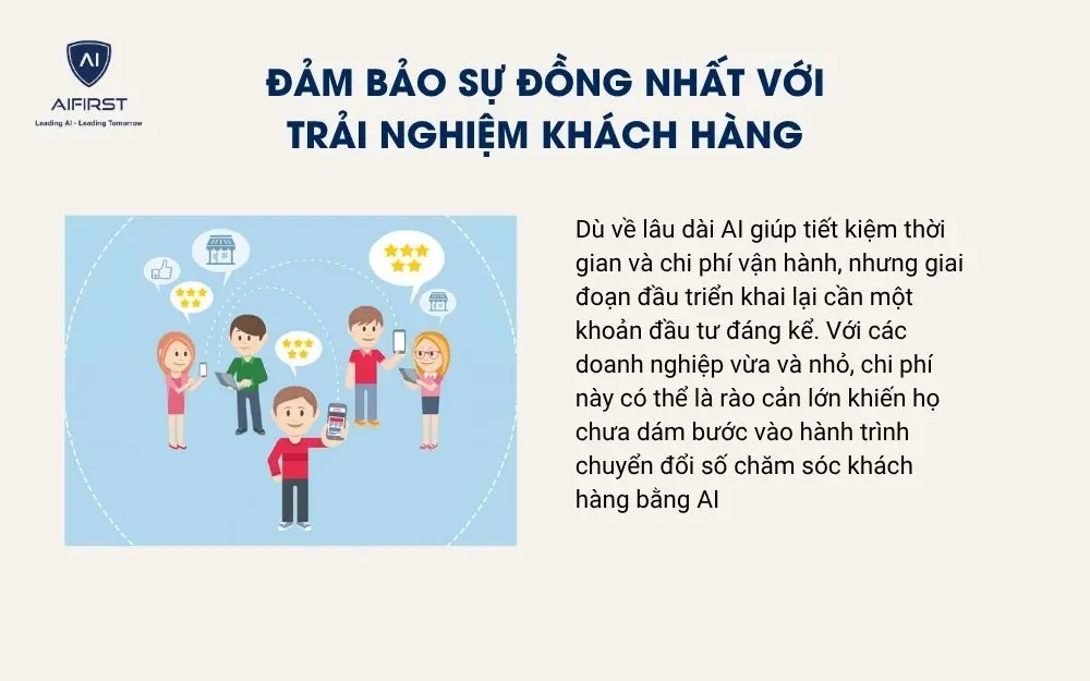 Đảm bảo sự đồng nhất với trải nghiệm khách hàng