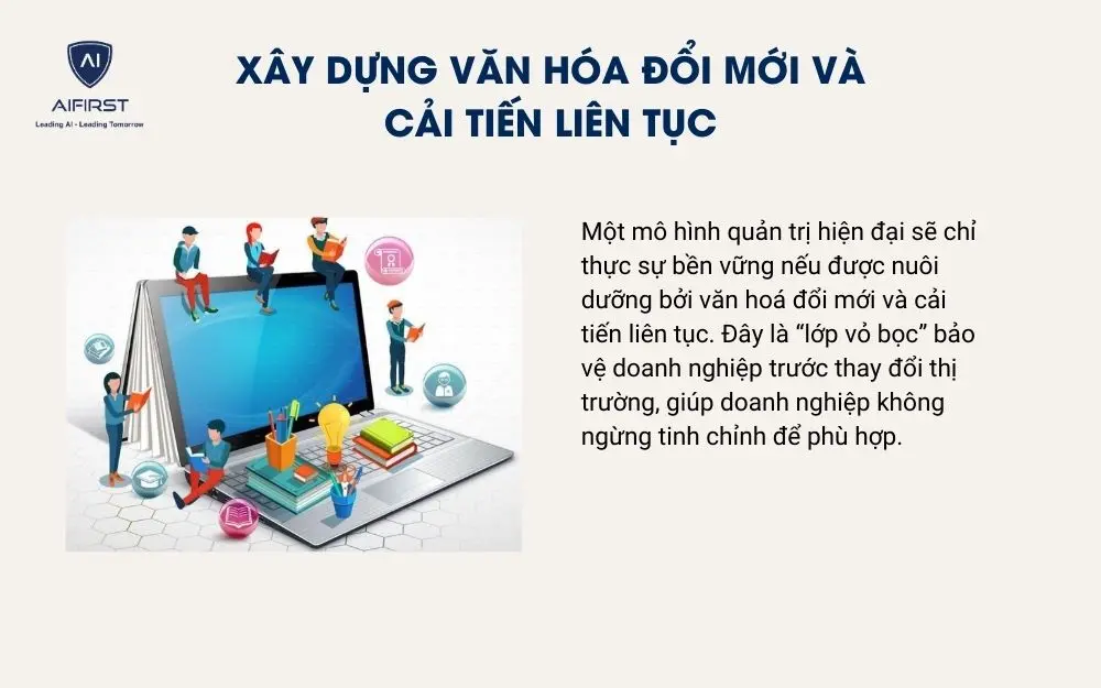 Xây dựng văn hóa đổi mới và cải tiến liên tục