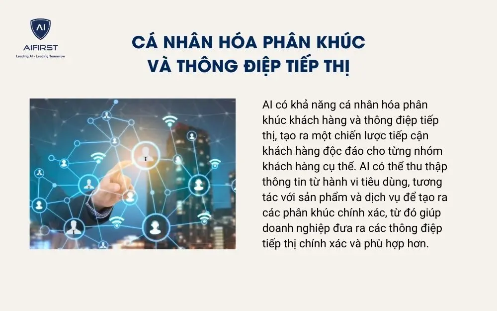 Cá nhân hóa phân khúc và thông điệp tiếp thị