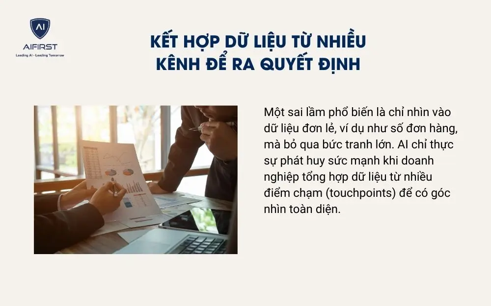 Kết hợp dữ liệu từ nhiều kênh để ra quyết định