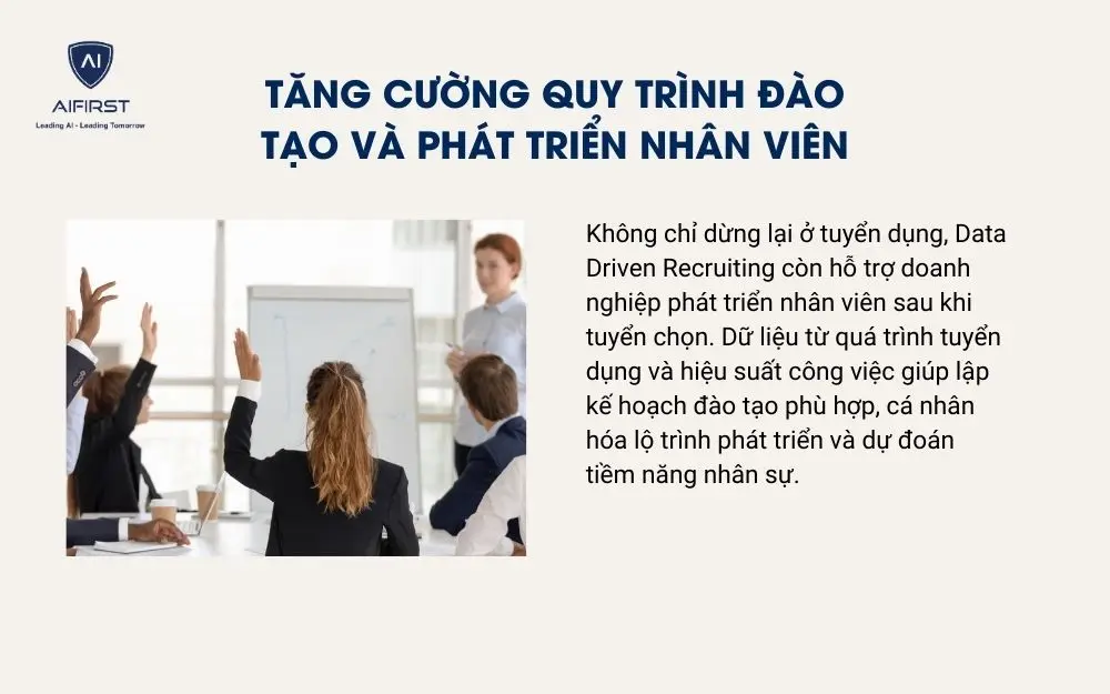 Tăng cường quy trình đào tạo và phát triển nhân viên