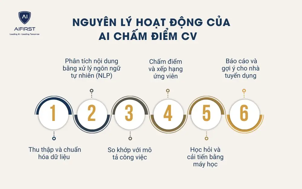 Nguyên lý hoạt động của AI chấm điểm CV