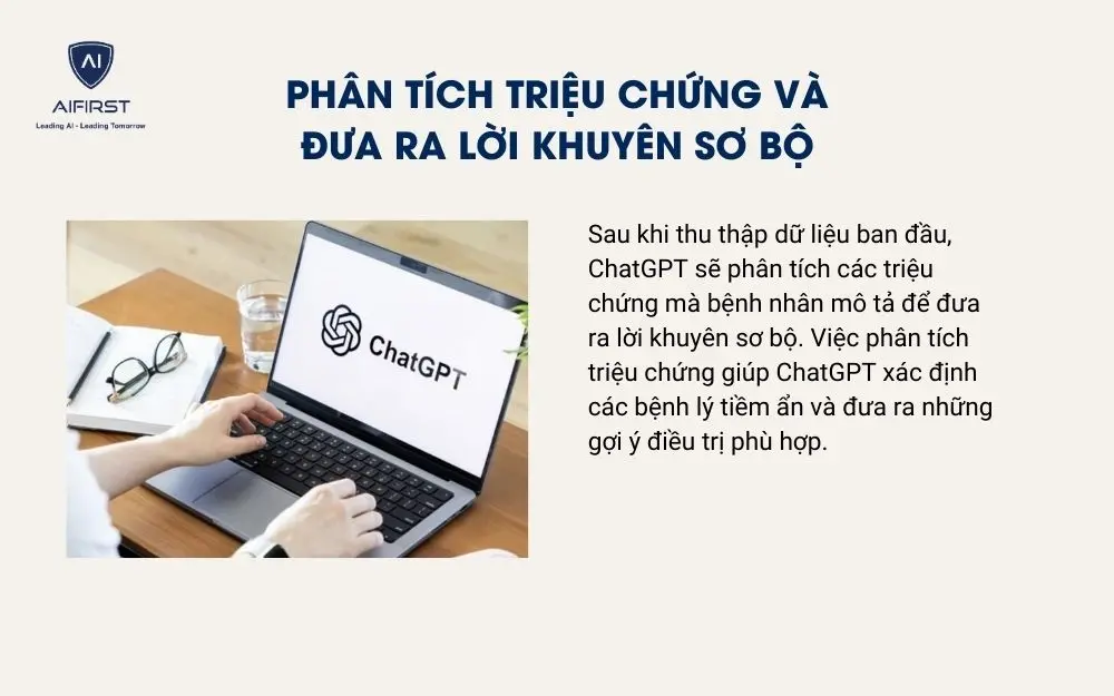Phân tích triệu chứng và đưa ra lời khuyên sơ bộ