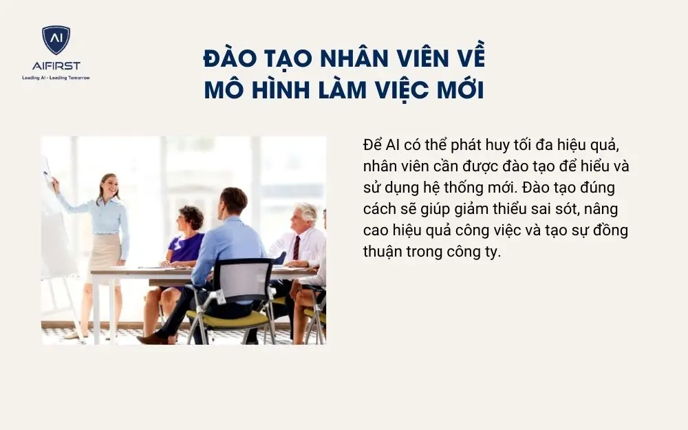 Đào tạo nhân viên về mô hình làm việc mới