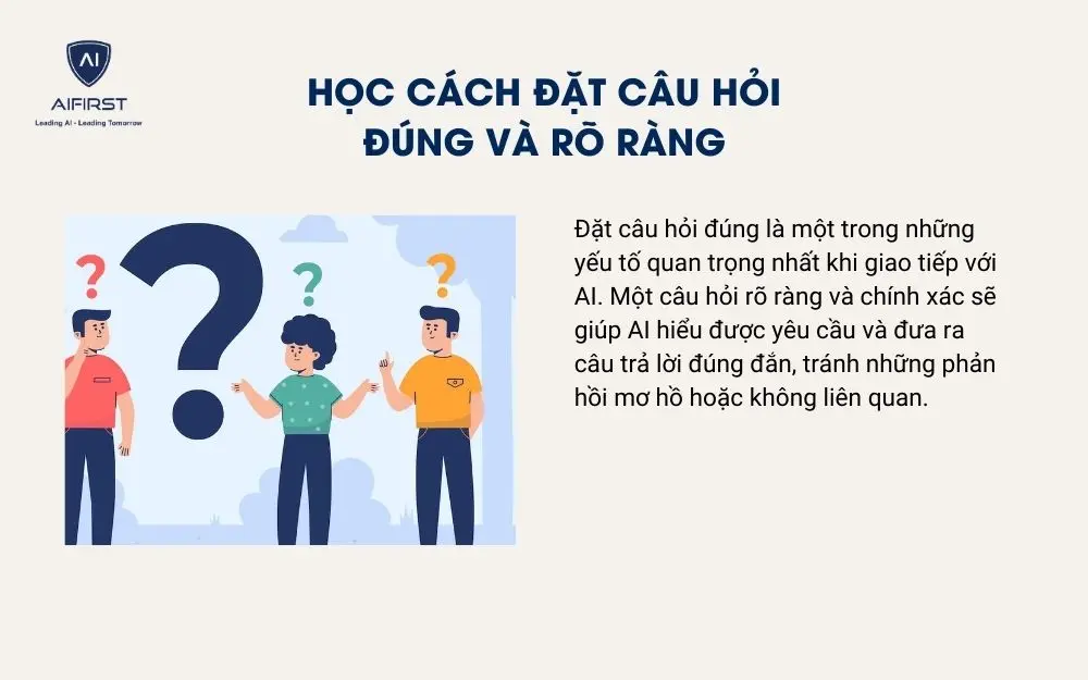 Học cách đặt câu hỏi đúng và rõ ràng