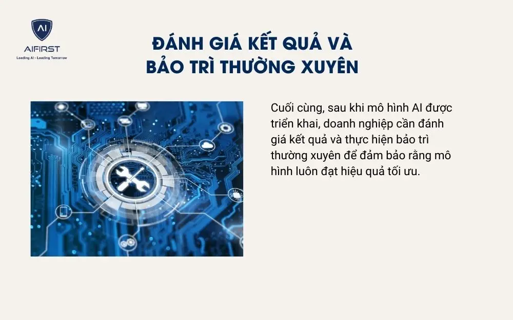Đánh giá kết quả và bảo trì thường xuyên