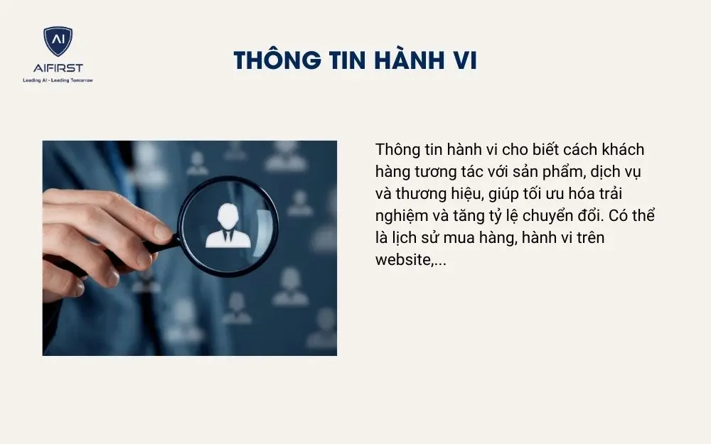 Thông tin hành vi